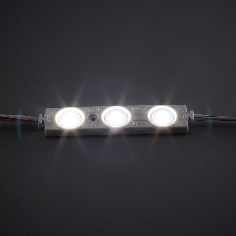 200 PCS 12V DC LED Module White 6500K Daylight White