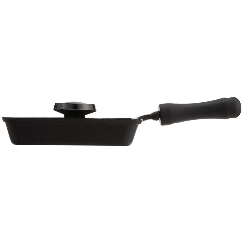 Norpro Mini Cast Iron Panini Pan with Press, 5.9 IN,