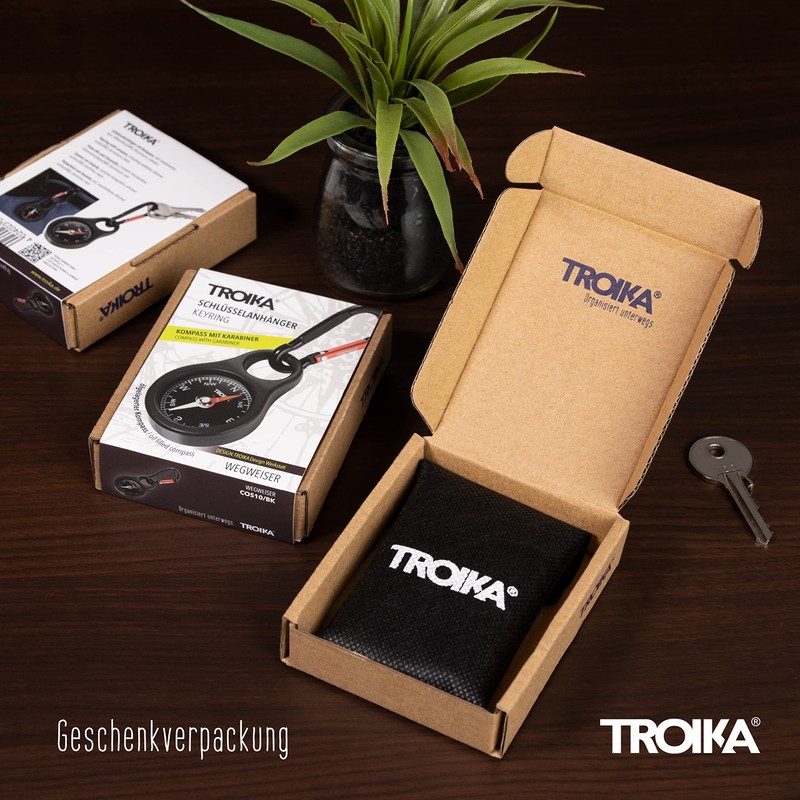 TROIKA (トロイカ) キーリング ストリートマスター WEGWEISER COS10/BK