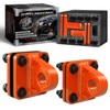 AUTMATCH D Ring Shackle Mount with Backer Plate (2 Pack)