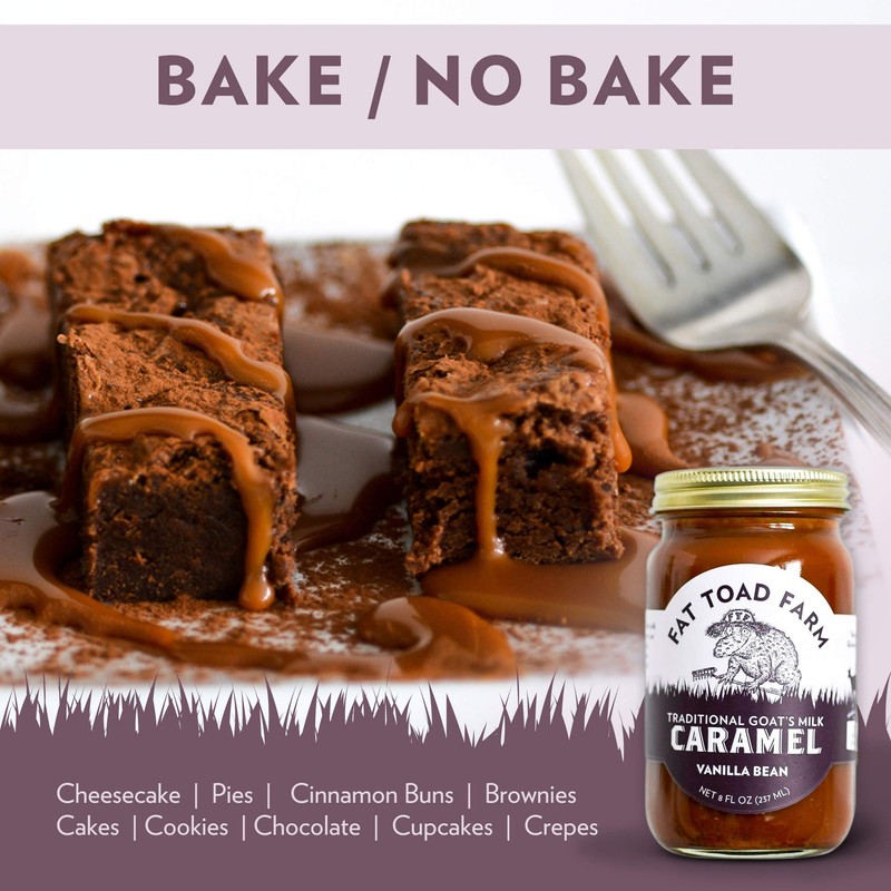 Fat Toad Farm Traditional Goat’s Milk Caramel Sauce, Vanilla Bean,
