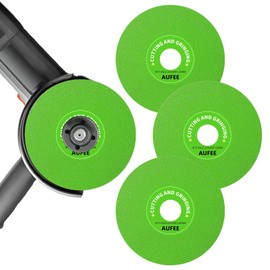 4 Pcs Glass Cutting Discs 4.5 Inch (115 * 22.23mm), Discos para Cortar Ceramica, Ultra-Thin Tile Grinder Blade Disc, Diamond Saw Blades for Angle Grinder/Ceramic/Marble/Grinding Jade/Crystal