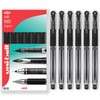 uni-ball UM-151 Signo Gel Grip Rollerball Pen – 0.7mm - In Gift Box (Pack of 6, Black)