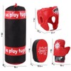 Children Boxing Pads Gloves Set Shock Absorbing PU Leather EVA