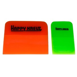 HAPPYKREUZ HZ4119 Water Application Dedicated Rubber Squeegee, 2-Size Set, Rubber Spatula, PPF Protection Film