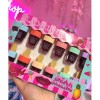 12 Tintas Labiales Forma De Paleta Larga Duración Lip Tint