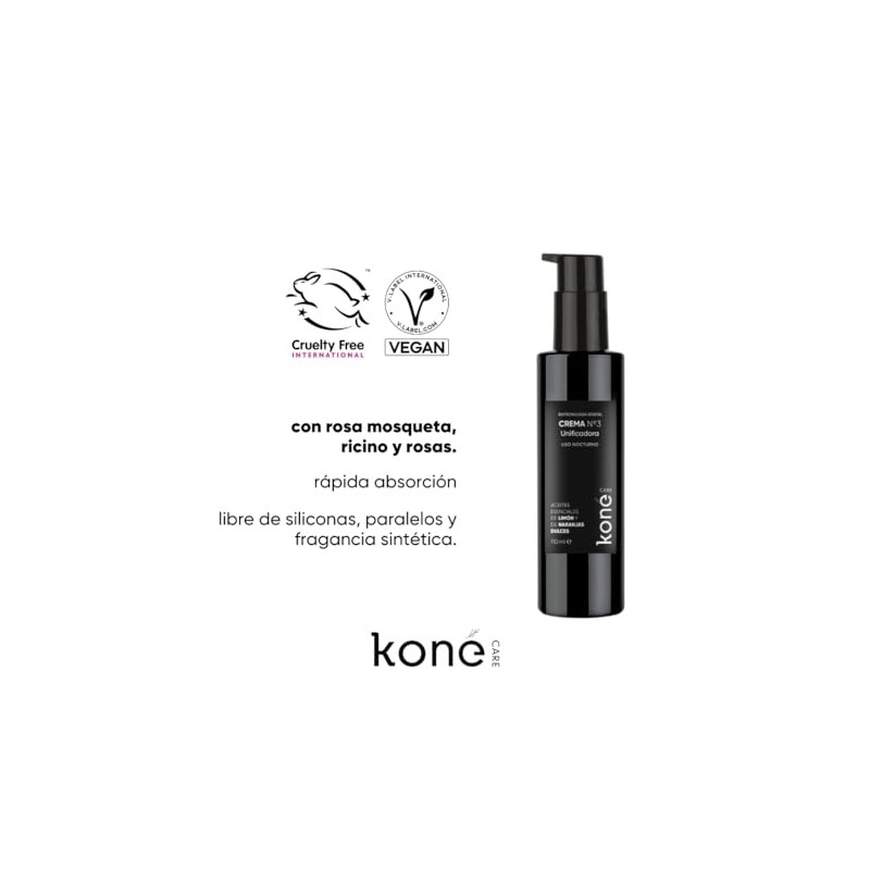 Koné Care Crema Despigmentante Unificadora Vitamina Rosa Mosqueta Limón Naranja
