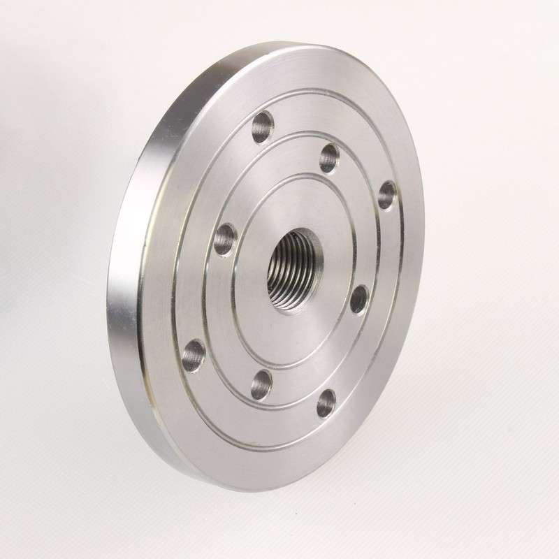 Hurricane Turning Tools, 4" Steel Lathe Faceplate, 3/4" x 16TPI