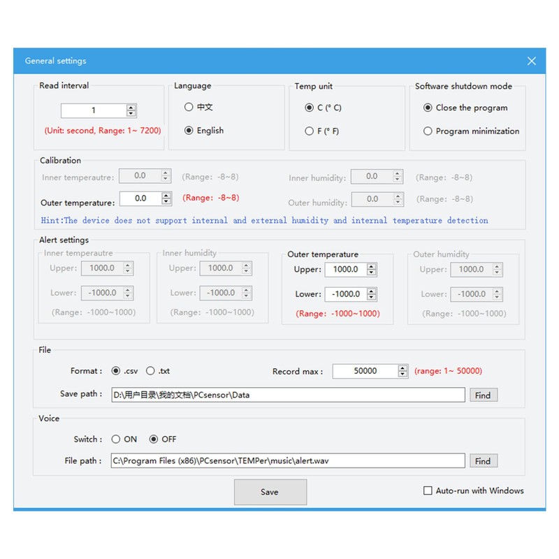 USB Computer Temperature Sensor, PC Thermometer, Temperature Measurement, Real Time