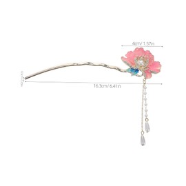 Baluue Chinese Style Hairpin Vintage Hairpin Ancient Style Hair Chignon Pins Ancient Chinese Costume