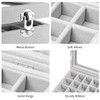 CBCYBER Jewelry Box 24 Grid Velvet Jewelry Tray for Drawers