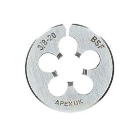 3/8" x 20 BSF 25mm Circular Die 1" Carbon Steel Thread Cutter British Standard Fine
