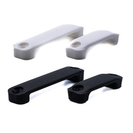 J Clarke Marine Pack of 4-25mm and 50mm Webbing bridges made from heavy duty nylon (25mm Black)