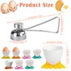 Egg Cups Set, 9pcs Egg Cups and Stainless Steel Egg