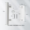 QINAIXQM 30 cm Sliding Door Handle, Double-Sided Barn Door Handle,