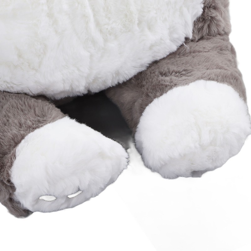 Lovely Stuffed Dog Doll Grey White Decompression Cute Dog Plush