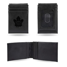 Rico Industries Laser Engraved Front Pocket Wallet, Toronto Maple Leafs