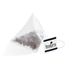 Tealyra - 5 Years Ripe Aged Pu'erh 25 Tea Bags - Bold Pu-erh Loose Leaf Tea - 100% Natural - 25 Pyramids Sachets