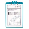 Snopake A4 Turquoise Clipboard with Pen Holder, Heavy Duty Ergonomic