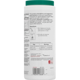 Leader Prebiotic Fiber Supplement Powder for Digestive Health, 100% Natural Daily Fiber Powder, Sugar-Free, Taste-Free, Gluten Free, Non-GMO, Unflavored (Pack of 2)