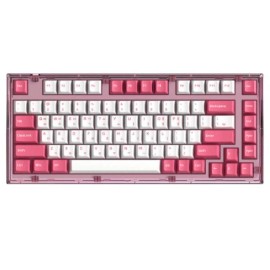 ABKO AG75 Gasket Mount Mechanical Gaming Keyboard Rose Pink (Brown Nonclick)