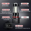 CHUSYYRAY P13W White LED Replace Front Fog Light BULBS For