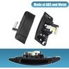 Unifizz 80607-CD41E 80606-CD01E Black Car Exterior Door Handle Replacement Left