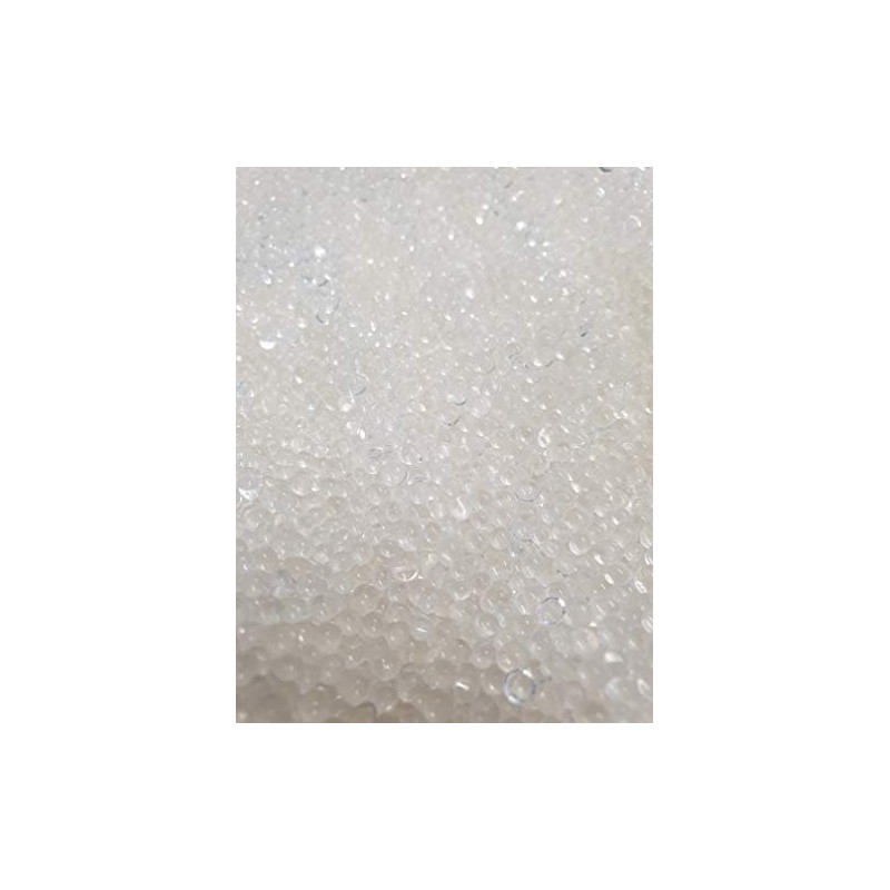 Trustleaf 500g White Silica Gel 2-4mm Beads - Resealable Bag