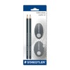 Staedtler 1339SBK2P1 Limited Edition Pencil Set, Set with Pencils/Eraser/Sharpener
