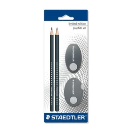Staedtler 1339SBK2P1 Limited Edition Pencil Set, Set with Pencils/Eraser/Sharpener