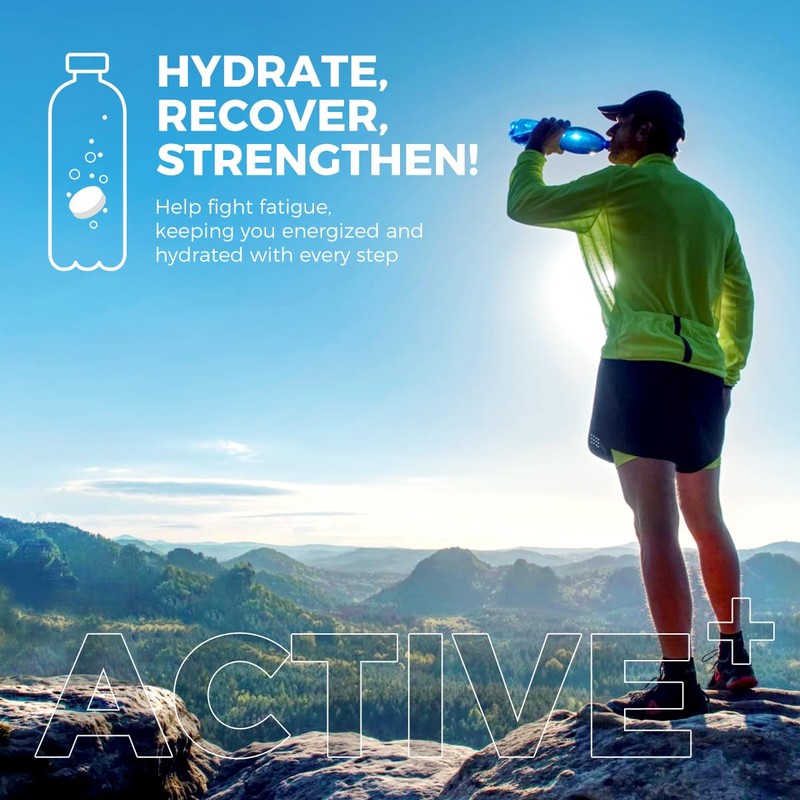 AiVital™ Sugar Free Electrolyte Tablets, Essential Electrolytes with BCAA and