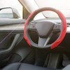 2PCs Car Steering Wheel Cover Segmented Protector Anti Skid Replacement