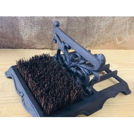 Rustic Cast Iron Boot Brush and Scraper Cleaner