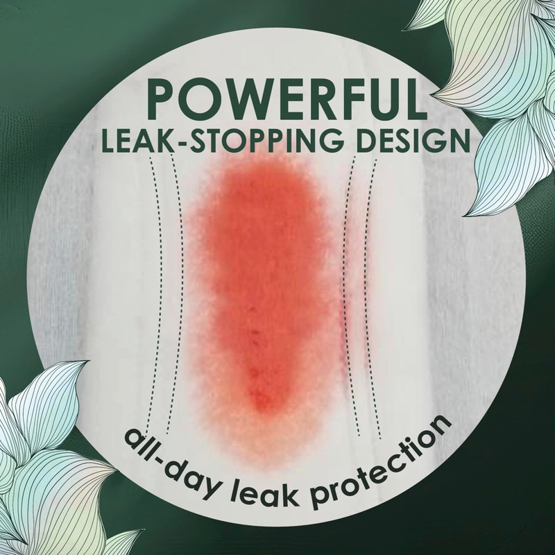 L. Extra Long Maxi Pads for Women, Overnight Absorbency, Organic