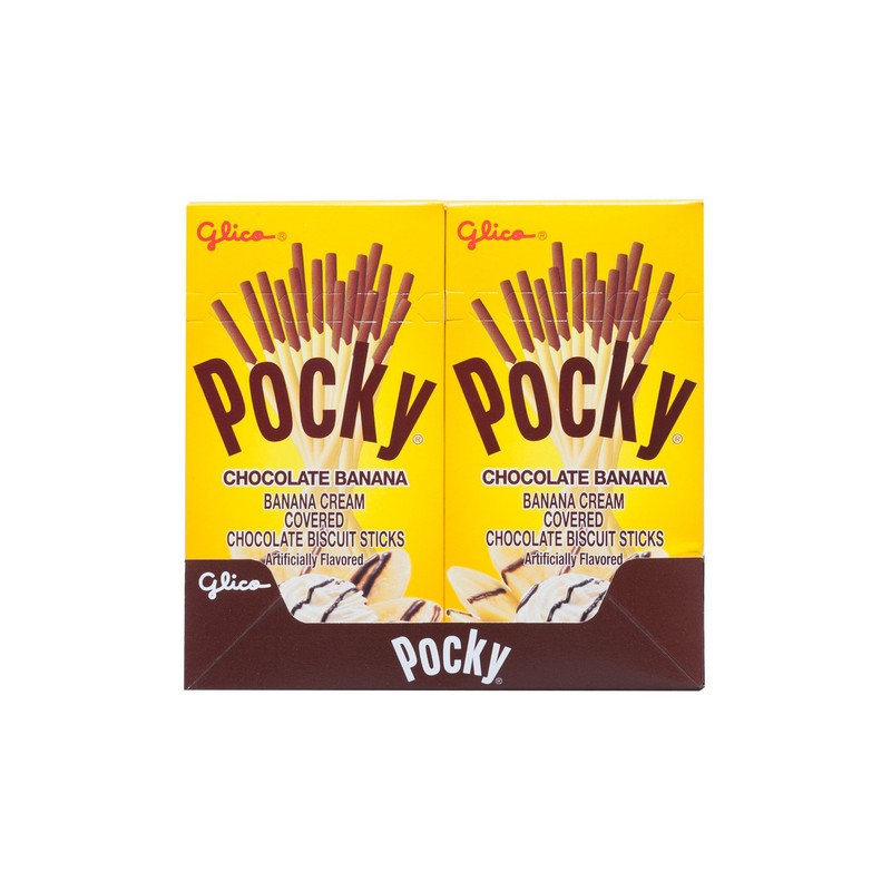 Pocky Biscuit Stick, Chocolate Banana, 2.47 Ounce (Pack of 10)