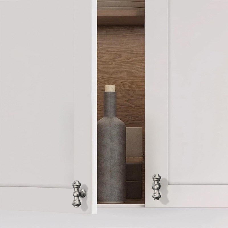 Coinkoly 10 Pack Brushed Satin Nickel Cabinet Handles - Single