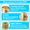 Brass Aerator 3/4 Inch MIP Compatible With Pool Jet Nozzles