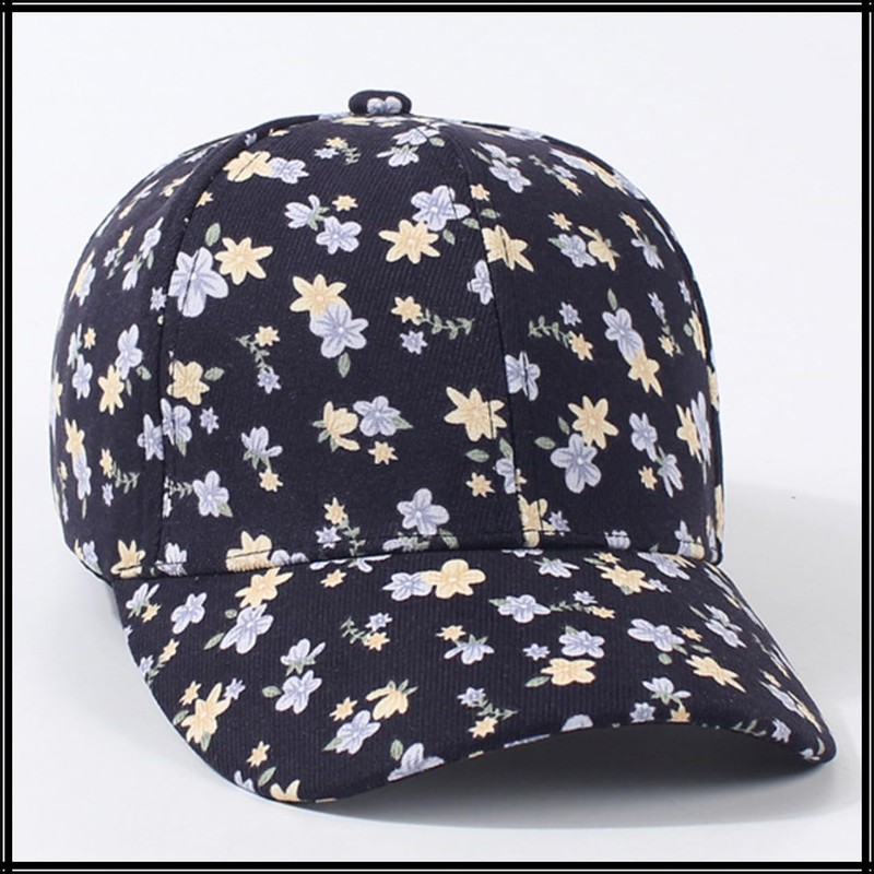 White Fang CZ127 Women's Baseball Cap, Girly Cap, Brim, Flower,