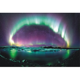 Alaska Aurora Borealis, AK, Northern Lights, Souvenir Magnet 2 x 3 Fridge Photo Magnet