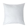 HOMESCAPES White Pure Egyptian Cotton Euro Size Pillowcase 60 x