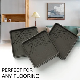 Furniture Coasters,8 Pcs 3” Furniture Caster Cups - Non Slip Furniture Pads Hardwoods Floors - Non Skid Furniture Grippers, Rubber Furniture Feet, Anti Slide Floor Protector for Bed Couch Stoppers