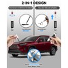 EVOOOR 3Q3 Dark Red/Salsa Red Pearl Touch Up Paint Compatible