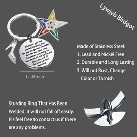 OES Inspired Keychain OES Sorority Gift Sisterhood Gift Sorority Sister Gift (OES Key CA)