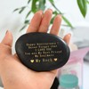 Happy Anniversary Rock Romantic Gifts for Her, Engraved Rock Happy