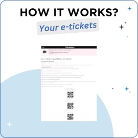 WONDERBOX Wonderbox Regal Movie Gift Box, 2 Tickets and 2 Popcorn, Movie Night Experience for 2, Valid at 425 Locations