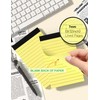 10 Pack A7 Small Notepads Refills 3x5 Yellow Pads of
