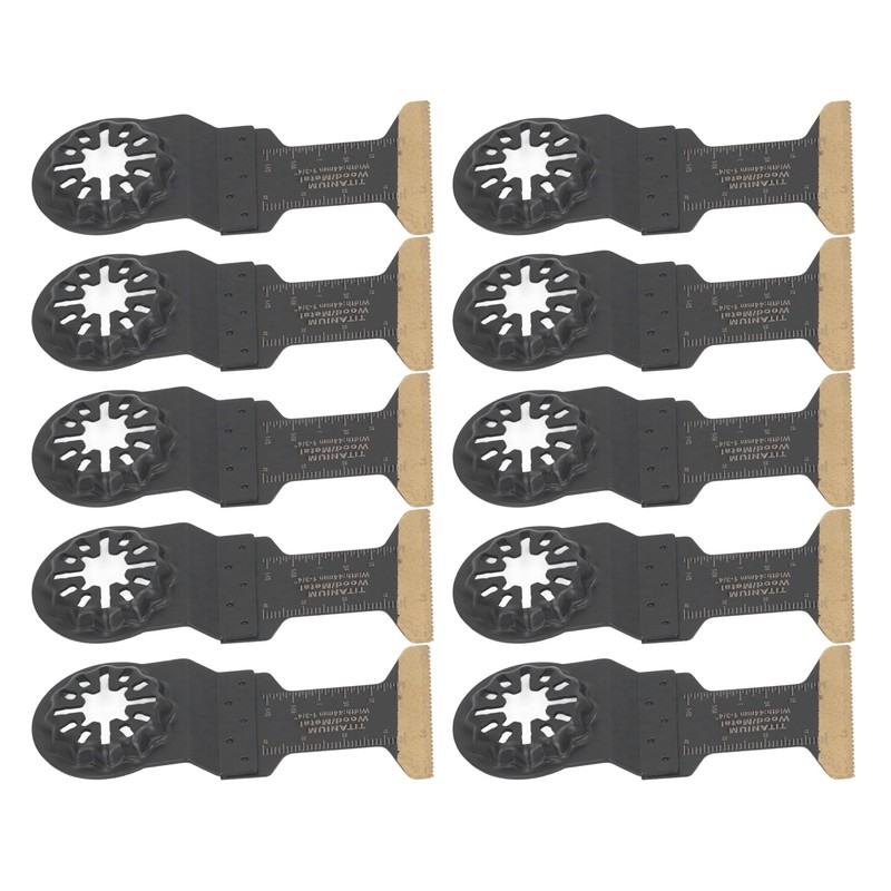 10PCS Set Oscillating Saw Blade Multifunctional Oscillating Multitool Quick Release