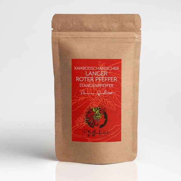 Cambodian Long Red Pepper 70 g in Aroma Protection Bag