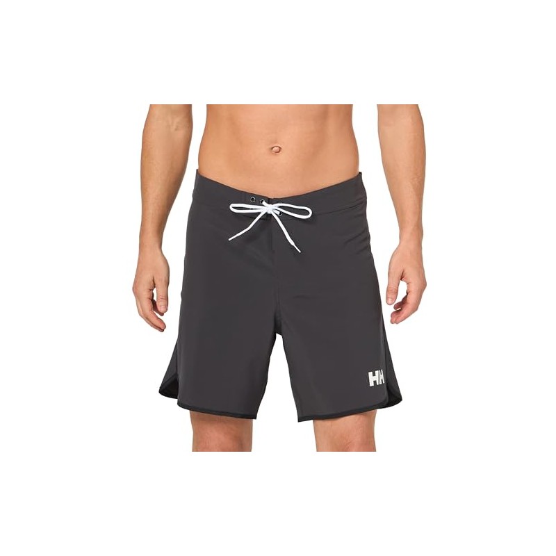 Helly-Hansen Men's Standard HP Curve Board Shorts 7”, 980 Ebony