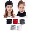 Unisex Winter Neck Warmer for Hiking, Cycling, Soccer, and Skiing Neck Warmer A Red 3ea